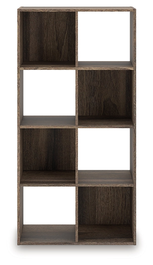 Luxury Living Gallery - Ashley Furniture - Shallifer Eight Cube Organizer - Eight Cube Organizer / Brown - EA1104-4X2