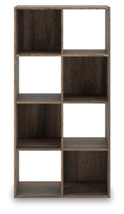 Luxury Living Gallery - Ashley Furniture - Shallifer Eight Cube Organizer - Eight Cube Organizer / Brown - EA1104-4X2