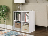 Luxury Living Gallery - Ashley Furniture - Onita Four Cube Organizer - Four Cube Organizer / White - EA9630-2X2