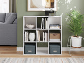 Luxury Living Gallery - Ashley Furniture - Onita Nine Cube Organizer - Nine Cube Organizer / White - EA9630-3X3