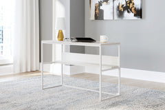 Luxury Living Gallery - Ashley Furniture - Deznee Office Desk - Home Office Desk / White - H162-14