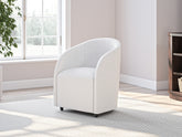 Luxury Living Gallery - Ashley Furniture - Korestone Desk Chair - Home Office Desk Chair (1/CN) / White - H687-01A