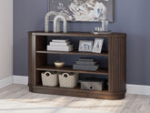 Luxury Living Gallery - Ashley Furniture - Korestone 60" Credenza - Credenza / Warm Brown - H687-46