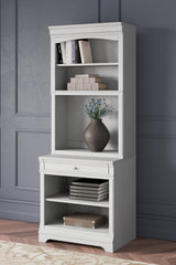 Luxury Living Gallery - Ashley Furniture - Kanwyn Bookcase - Bookcase / Whitewash - H777H8