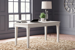 Luxury Living Gallery - Ashley Furniture - Kanwyn Office Desk - Home Office Desk / Whitewash - H777-44