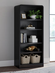 Luxury Living Gallery - Ashley Furniture - Rowanbeck Bookcase - Large Bookcase / Black - H821-17