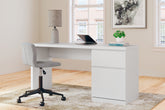 Luxury Living Gallery - Ashley Furniture - Onita Office Desk - Home Office Desk / White - H9630-134