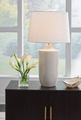 Luxury Living Gallery - Ashley Furniture - Cylener Lighting - Table Lamp (Set of 2) / Off White - L100794X2