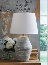 Luxury Living Gallery - Ashley Furniture - Lawrock Lighting - Terracotta Table Lamp (1/CN) / Antique Blue - L100834