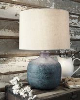 Luxury Living Gallery - Ashley Furniture - Malthace Lighting - Table Lamp (Set of 2) / Patina - L207304X2