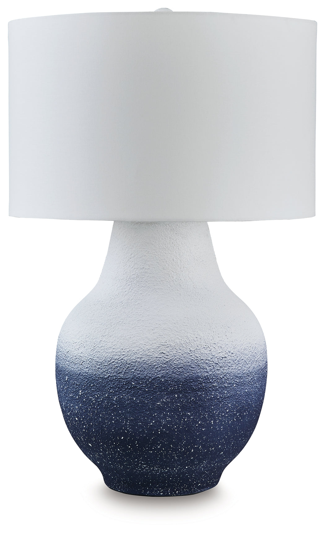 Luxury Living Gallery - Ashley Furniture - Dashland Lighting - Metal Table Lamp (1/CN) / White/Navy - L207514