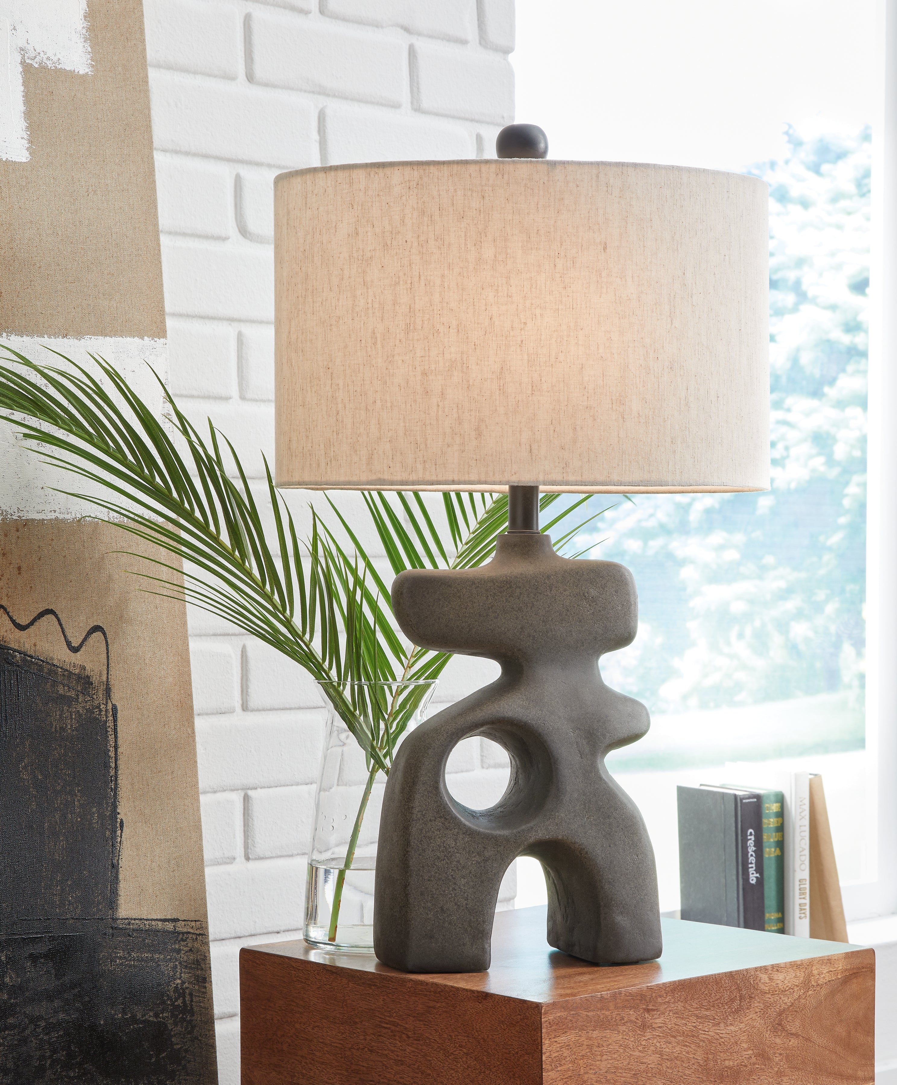 Luxury Living Gallery - Ashley Furniture - Danacy Lighting - Table Lamp (Set of 2) / Distressed Black - L235754X2