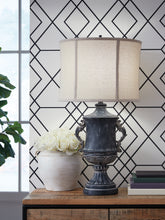 Luxury Living Gallery - Ashley Furniture - Morvanford Lighting - Poly Table Lamp (1/CN) / Antique Black - L235834