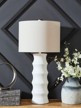 Luxury Living Gallery - Ashley Furniture - Veraleigh Lighting - Poly Table Lamp (1/CN) / White - L235854
