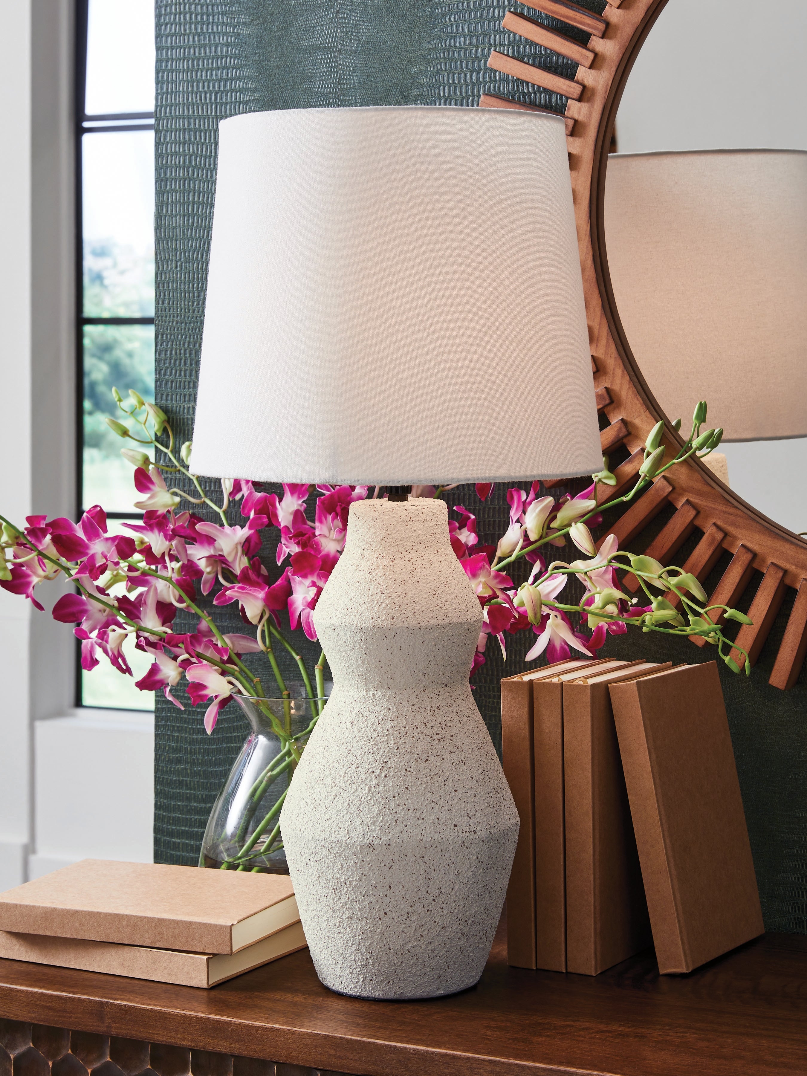 Luxury Living Gallery - Ashley Furniture - Dawthorne Lighting - Paper Table Lamp (1/CN) / Cream - L236034