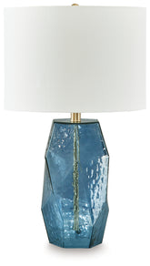 Luxury Living Gallery - Ashley Furniture - Tallow Lighting - Glass Table Lamp (1/CN) / Blue - L430854