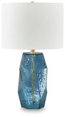 Luxury Living Gallery - Ashley Furniture - Tallow Lighting - Glass Table Lamp (1/CN) / Blue - L430854