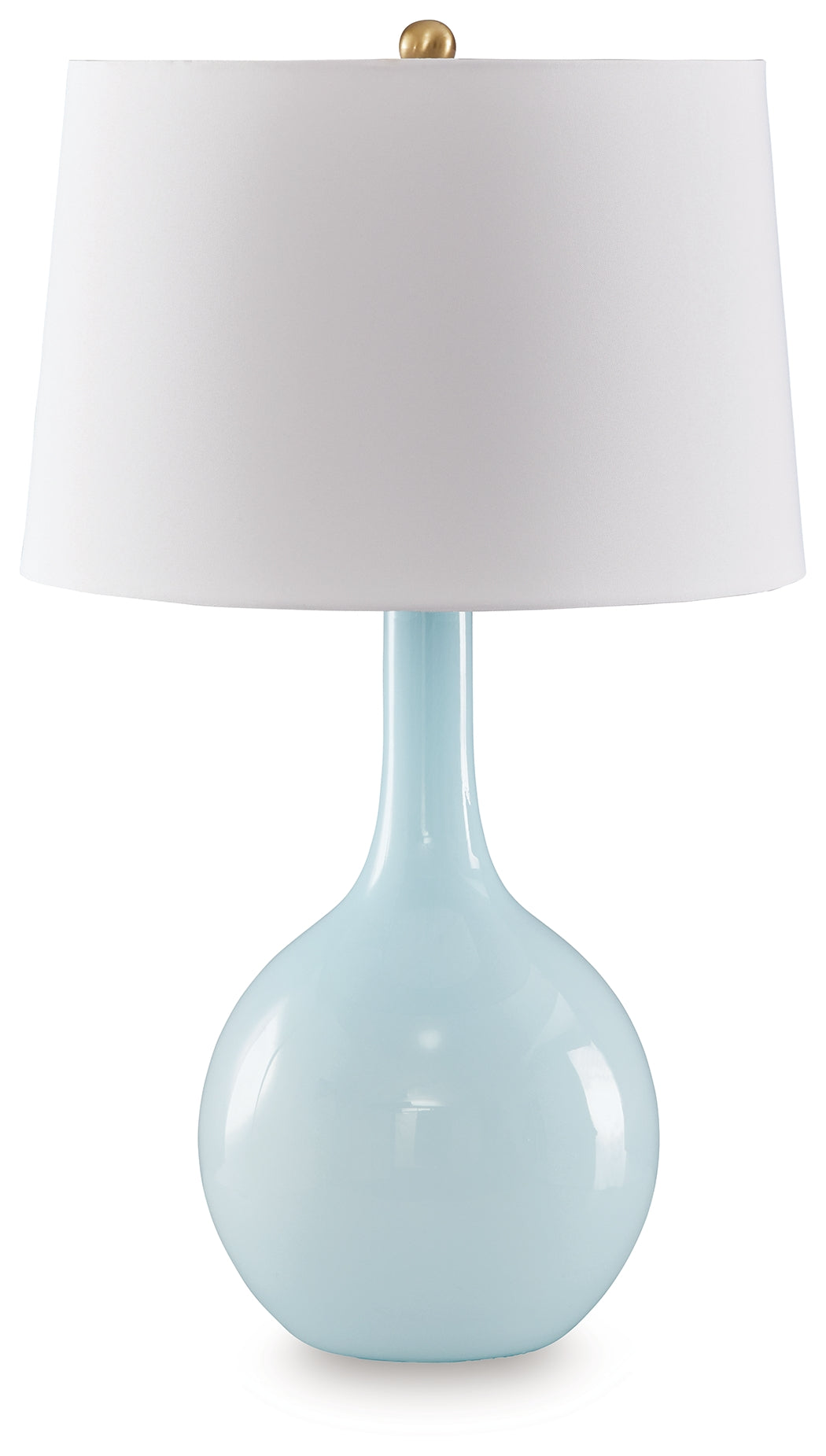 Luxury Living Gallery - Ashley Furniture - Rylanton Lighting - Glass Table Lamp (1/CN) / Aqua - L430874
