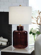Luxury Living Gallery - Ashley Furniture - Mette Lighting - Glass Table Lamp (1/CN) / Brown/Gold Finish - L430924