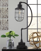 Luxury Living Gallery - Ashley Furniture - Jae Lighting - Metal Desk Lamp (1/CN) / Antique Black - L734232