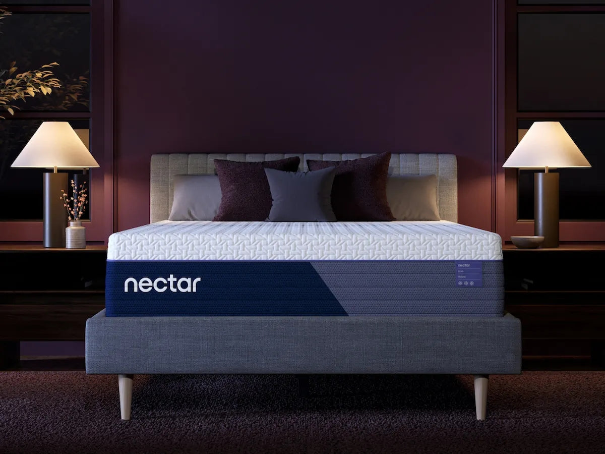 Luxury Living Gallery - Ashley Furniture - Nectar Luxe Hybrid 5.1 Mattresses - Queen / White - M14231