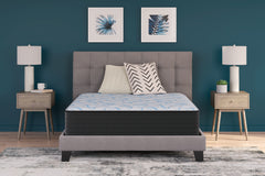 Luxury Living Gallery - Ashley Furniture - Elite Springs Firm Mattresses - King / Gray/Blue - M40541