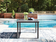 Luxury Living Gallery - Ashley Furniture - Rocky Creek Outdoor - Square Dining Table w/UMB OPT - PCP326-615