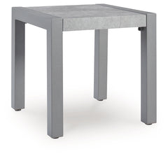 Luxury Living Gallery - Ashley Furniture - Hurley Park Outdoor - Square End Table / Gray - PCP695-702