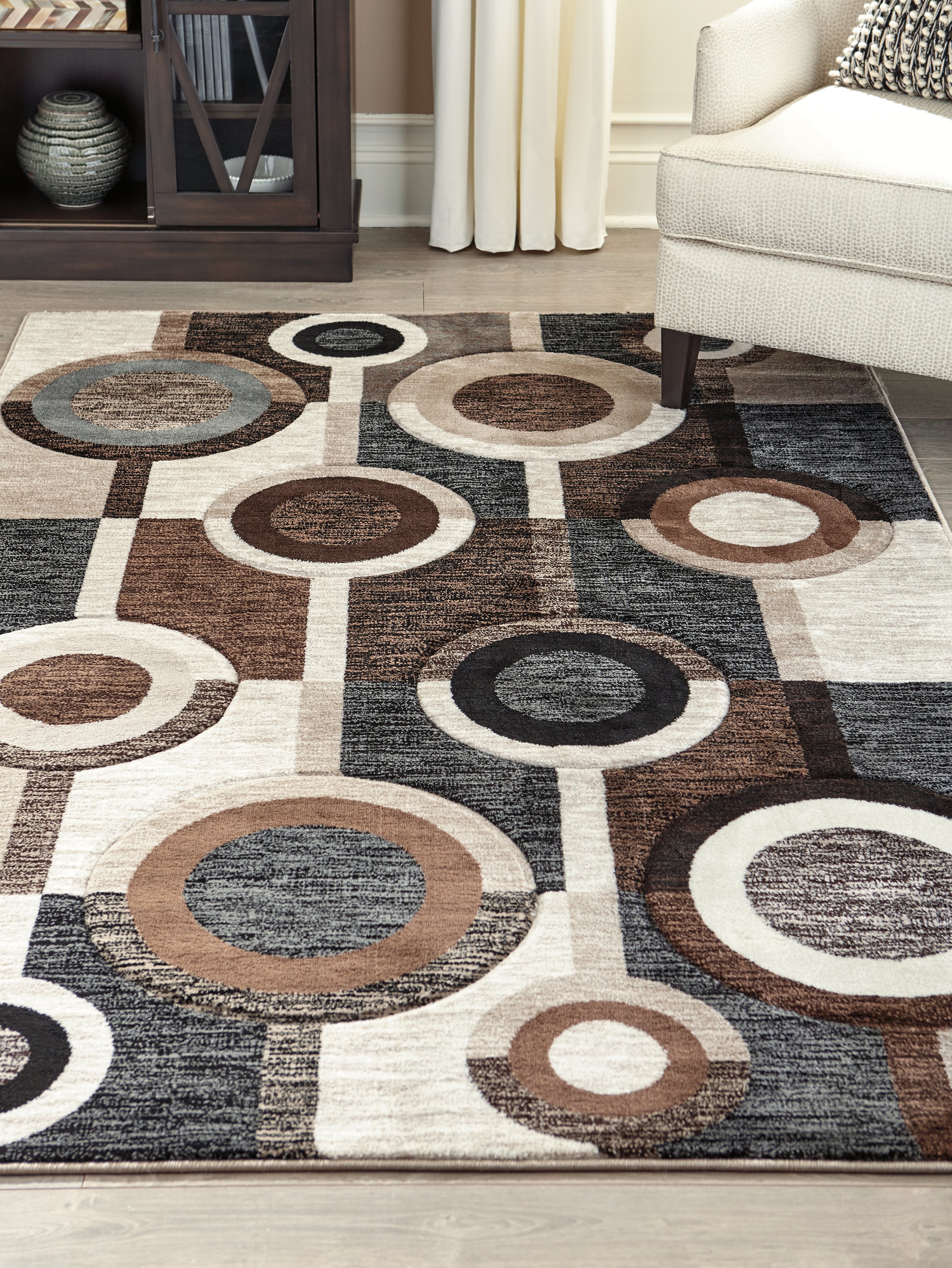 Luxury Living Gallery - Ashley Furniture - Guintte Rug - 8'2" x 9'6" Rug / Multi - R403971