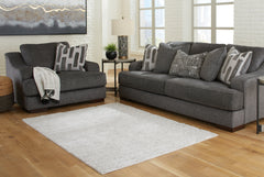 Luxury Living Gallery - Ashley Furniture - Ivygail Rug - 5' x 7' Rug / Gray - R404512