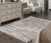 Luxury Living Gallery - Ashley Furniture - Gizela Rug - 7'10" x 10' Rug / Ivory/Beige/Gray - R404861
