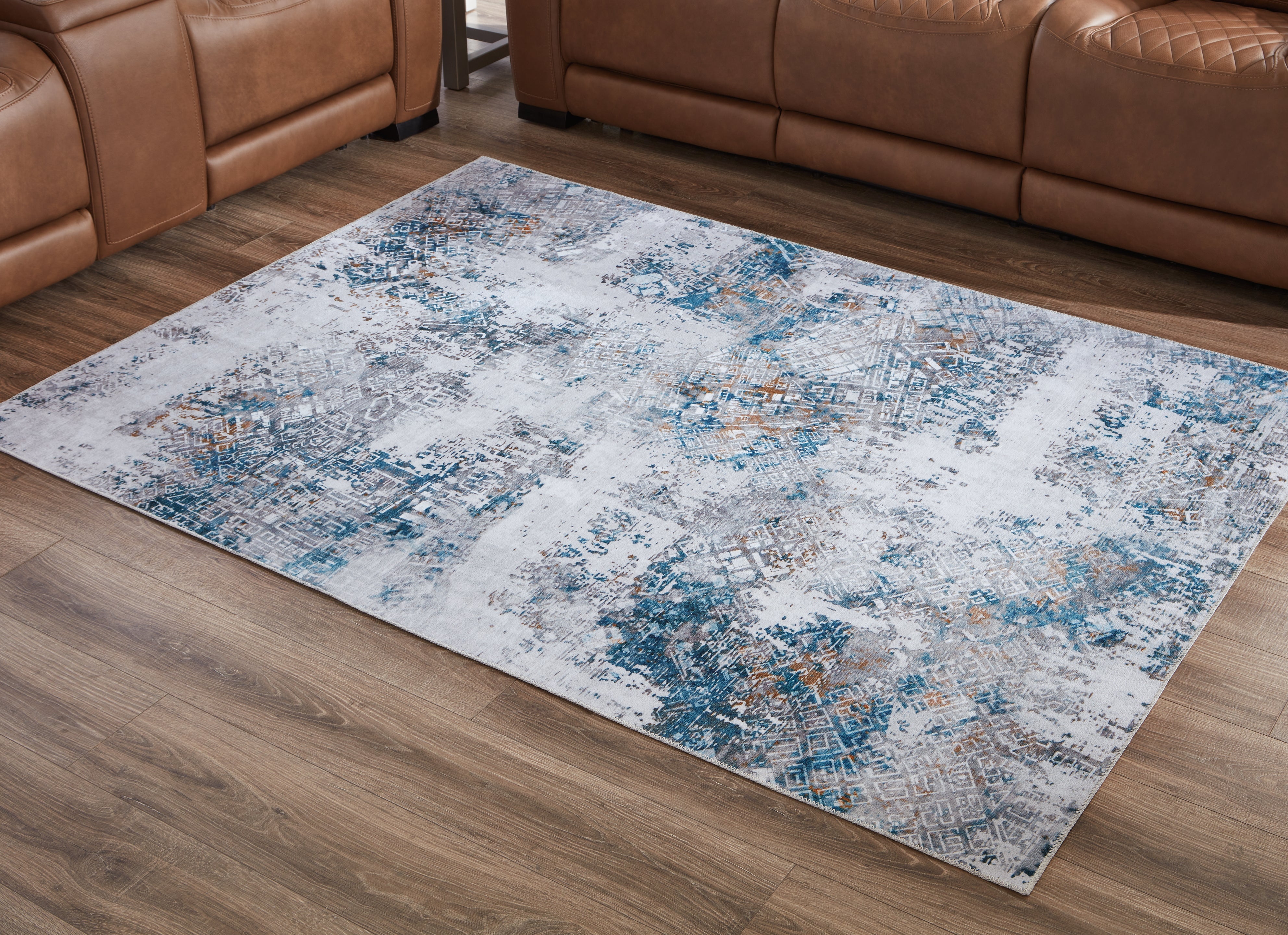 Luxury Living Gallery - Ashley Furniture - Garyard Rug - 5' x 7' Washable Rug / Multi - R405772