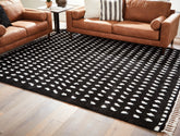 Luxury Living Gallery - Ashley Furniture - Minston Rug - 8' x 10' Rug / Black/White - R405951
