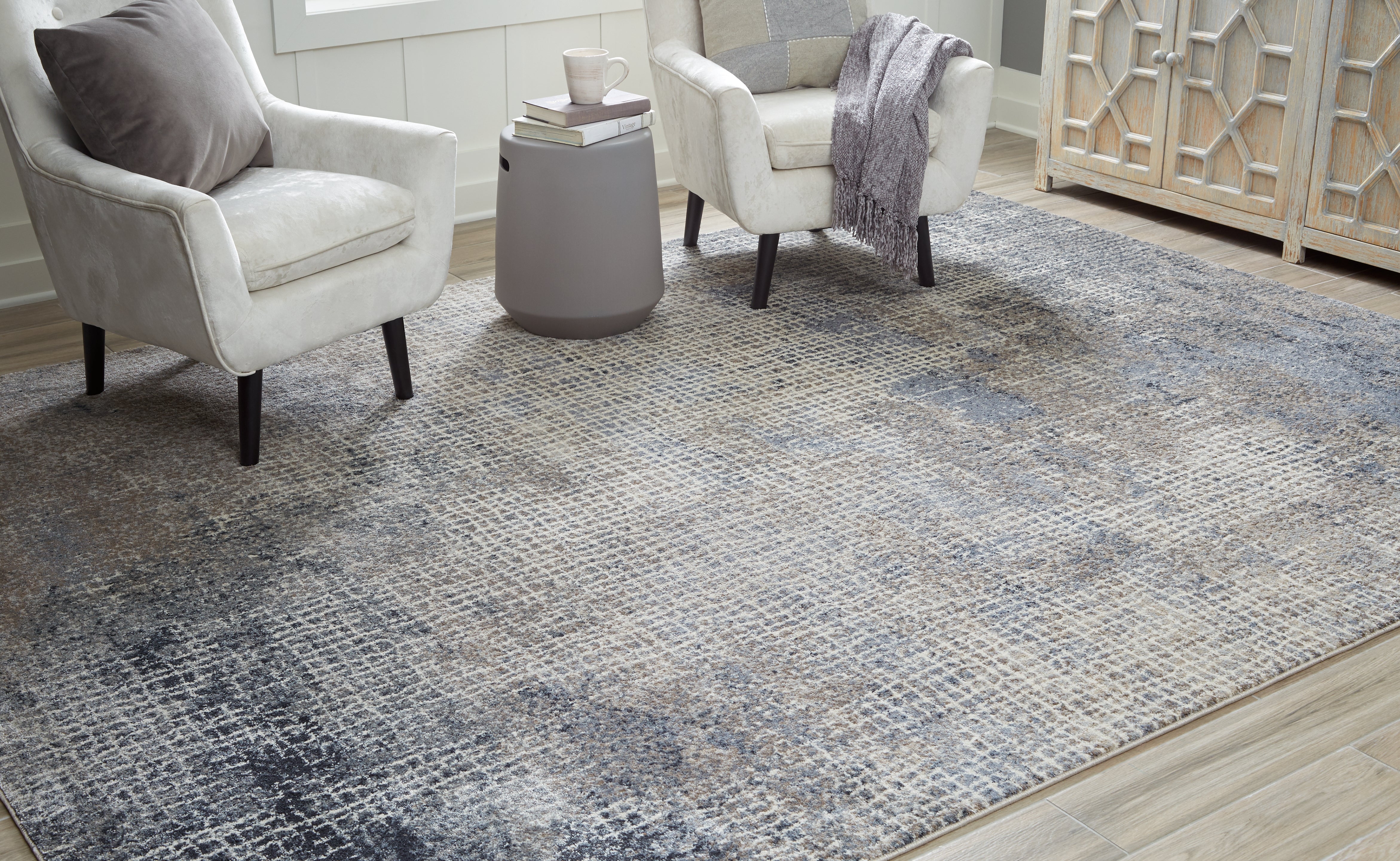 Luxury Living Gallery - Ashley Furniture - Brookhall Rug - 7'10" x 10'6" Rug / Multi - R406101