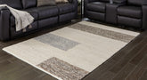 Luxury Living Gallery - Ashley Furniture - Barus Rug - 5' x 7' Rug / Beige/Brown/Gray - R406402