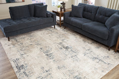 Luxury Living Gallery - Ashley Furniture - Gentor Rug - 8' x 10' Rug / Blue/Ivory - R406521