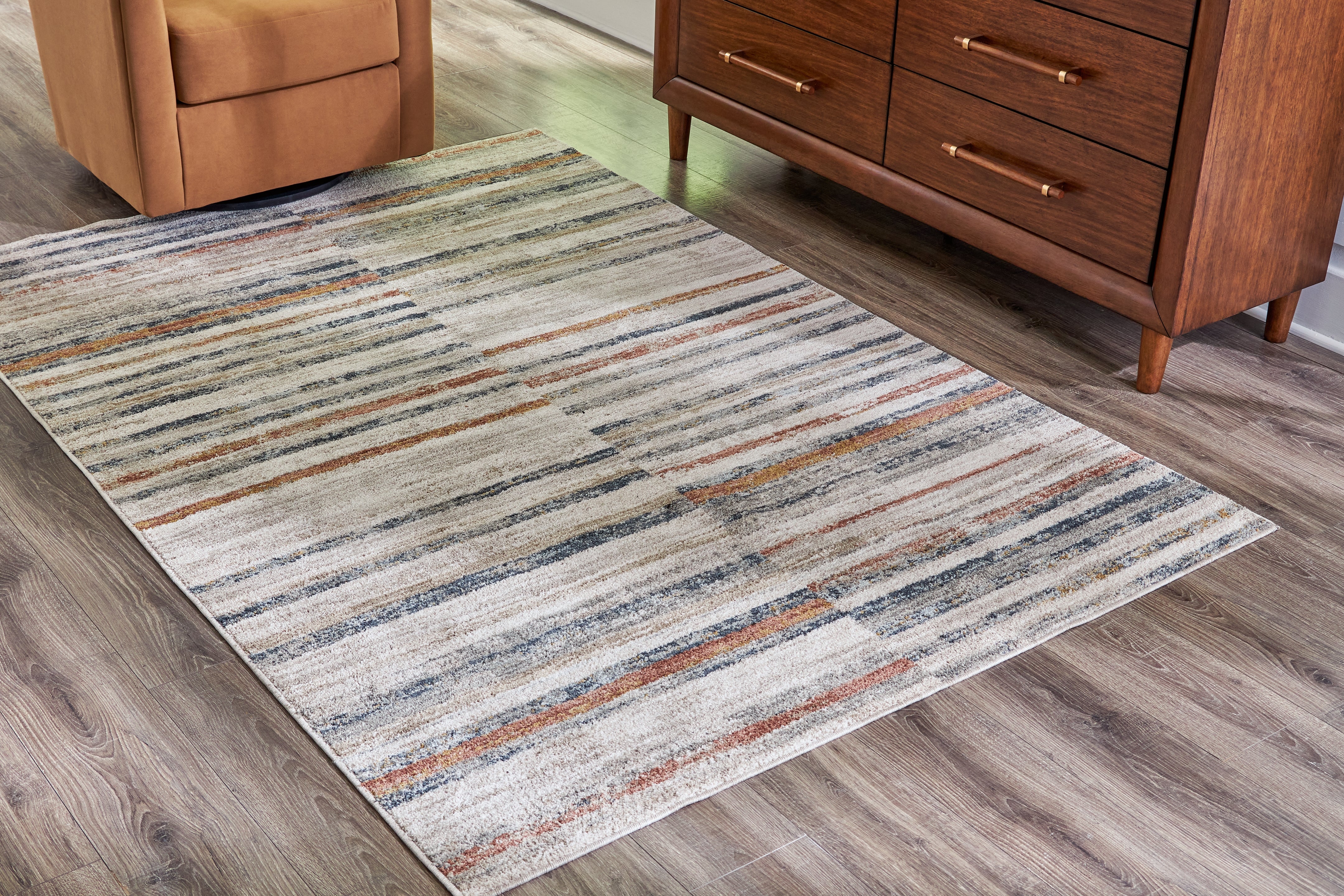 Luxury Living Gallery - Ashley Furniture - Kemart Rug - 5' x 7' Rug / Multi - R406682