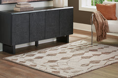 Luxury Living Gallery - Ashley Furniture - Brettler Rug - 5' x 7' Rug / Beige/Brown - R406792