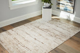 Luxury Living Gallery - Ashley Furniture - Kasney Rug - 8' x 10' Rug / Cream/Brown - R406851