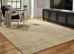Luxury Living Gallery - Ashley Furniture - Janston Rug - 8' x 10' Rug / Ivory/Gray/Tan - R406861