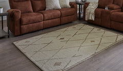 Luxury Living Gallery - Ashley Furniture - Guyford Rug - 8' x 10' Rug / Beige/Brown - R406871