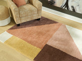 Luxury Living Gallery - Ashley Furniture - Gailmore Rug - 8' x 10' Rug / Cream/Pink/Ocher - R407171