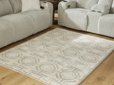 Luxury Living Gallery - Ashley Furniture - Maconville Rug - Medium Rug / Ivory/Gray - R407322