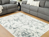 Luxury Living Gallery - Ashley Furniture - Tobinbury Rug - Washable 8' x 10' Area Rug / Gray - R407421