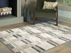 Luxury Living Gallery - Ashley Furniture - Alstone Rug - 5'3" x 7' Area Rug / Multi - R407732