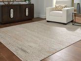 Luxury Living Gallery - Ashley Furniture - Bachus Rug - 5'3" x 7' Area Rug / Multi - R407752