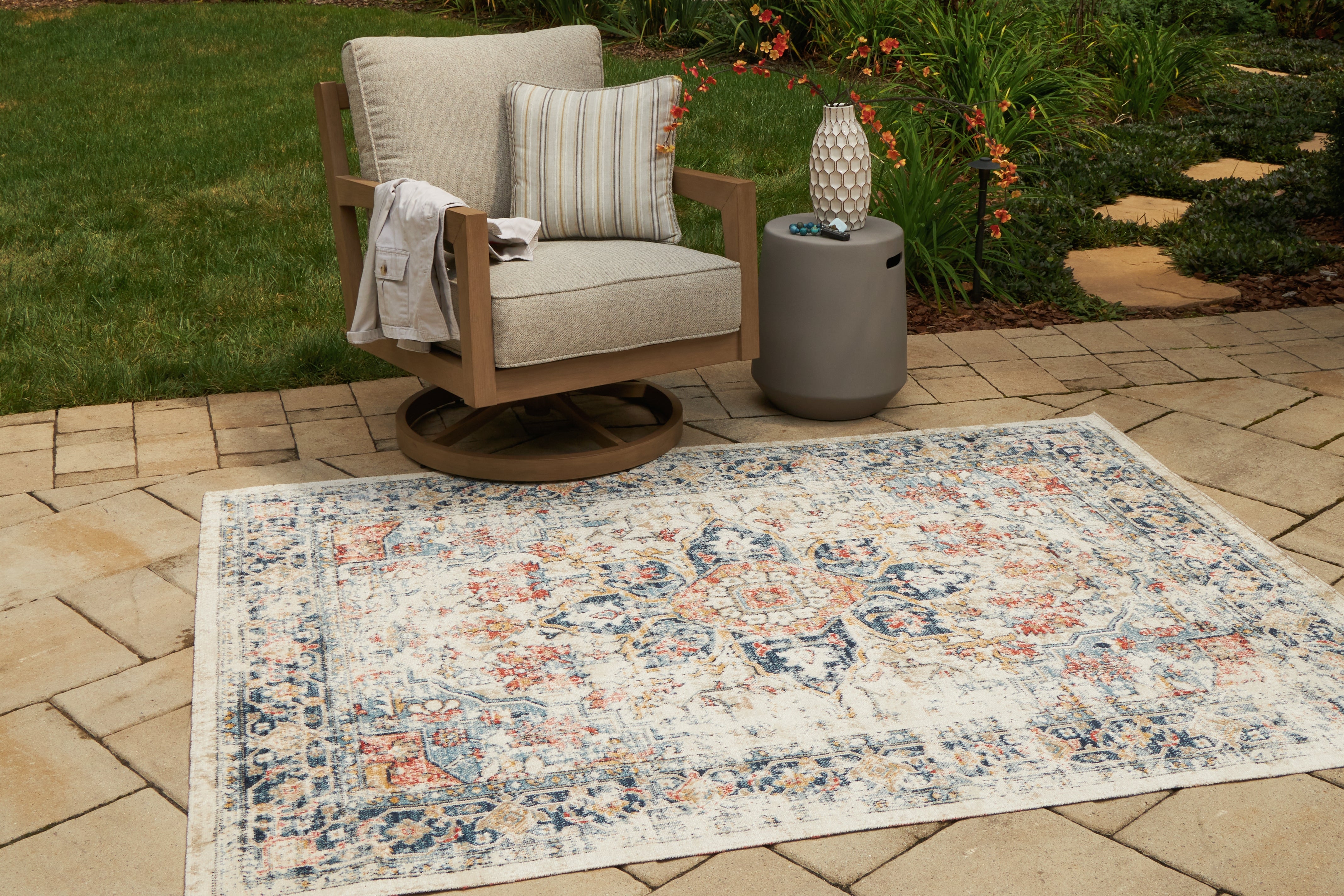 Luxury Living Gallery - Ashley Furniture - Jarrpage Rug - 5' x 7' Rug / Multi - R900092