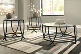 Luxury Living Gallery - Ashley Furniture - Tarrin Table (Set of 3) - Occasional Table Set (3/CN) / Black - T115-13