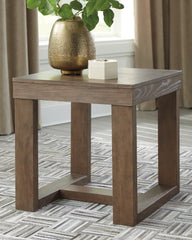 Luxury Living Gallery - Ashley Furniture - Cariton End Table - Square End Table / Gray - T471-2