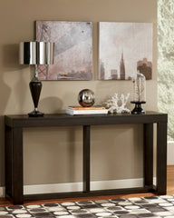 Luxury Living Gallery - Ashley Furniture - Watson Sofa/Console Table - Sofa Table / Dark Brown - T481-4